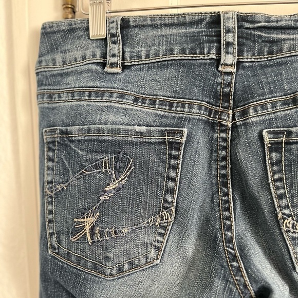 WOMEN'S Silver Jeans Suki Mid Size Waist 31 Length 30 Slim Boot Cut Denim Jeans - Picture 4 of 9